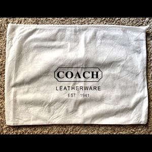 Large Coach Dust Bag